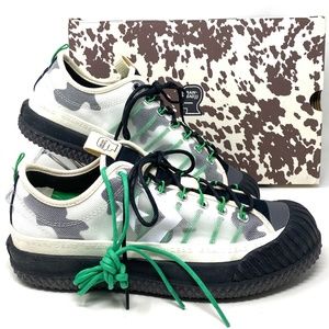 Converse Bosey Boot Low Top Black White Men’s Mesh Canvas Sneakers Size 169947C